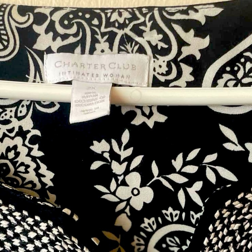 Charter club white sleep wear & robes for women size 2X